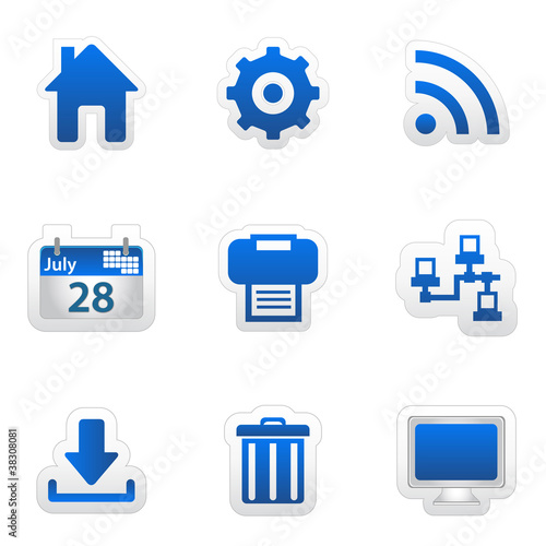 blue android iconset