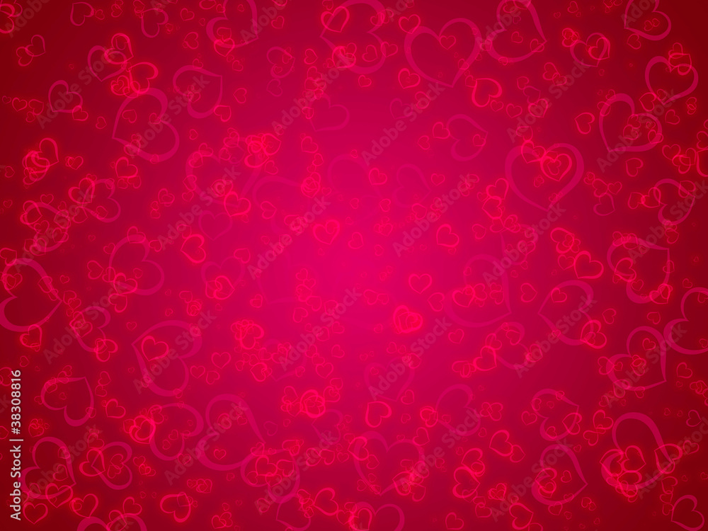 Valentine's day background with hearts Valentine's day background with hearts