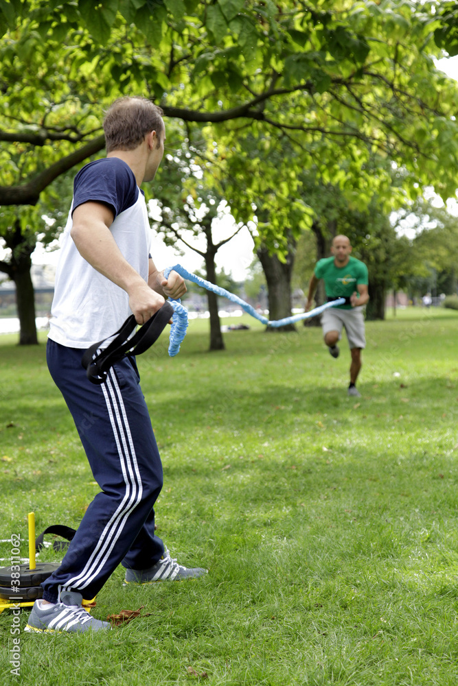Obraz premium Sprinttraining outdoor