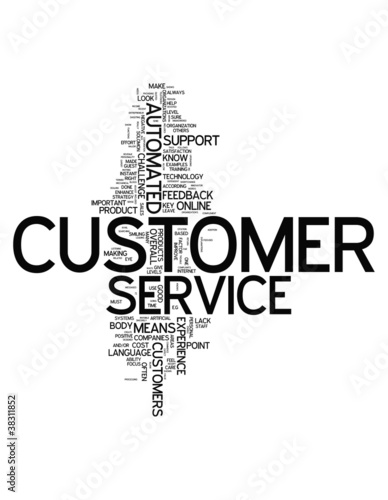 Word Cloud "Customer Service"