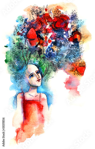 spring girl