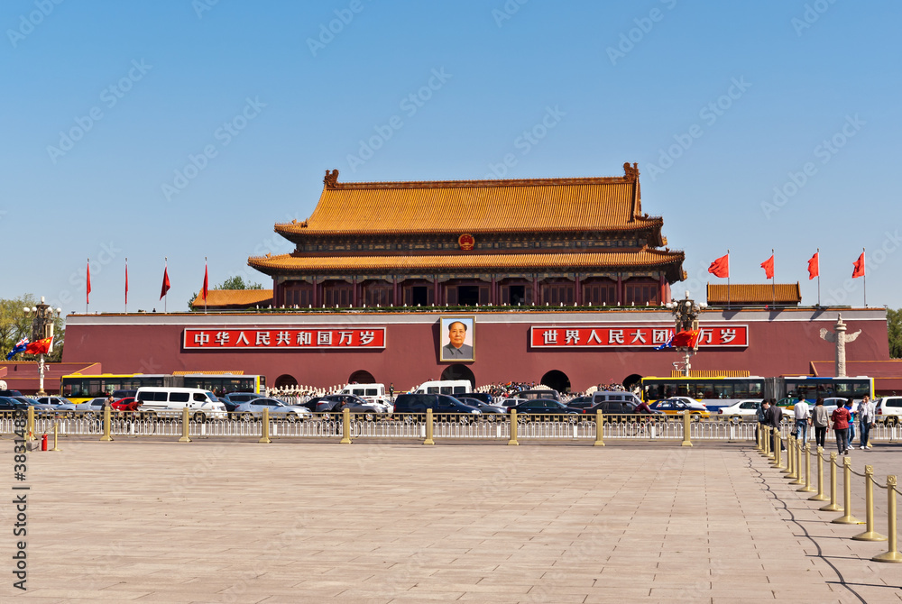 Tiananmen or Gate of Heavenly Peace. Beijing, China. Tiananmen or Gate of Heavenly Peace. Beijing, China.