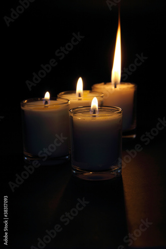 Romantic candle light