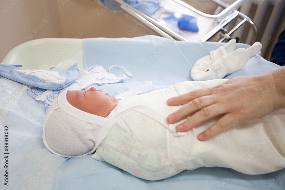 baby prepare in an extract from maternity hospital. baby prepare in an extract from maternity hospital.