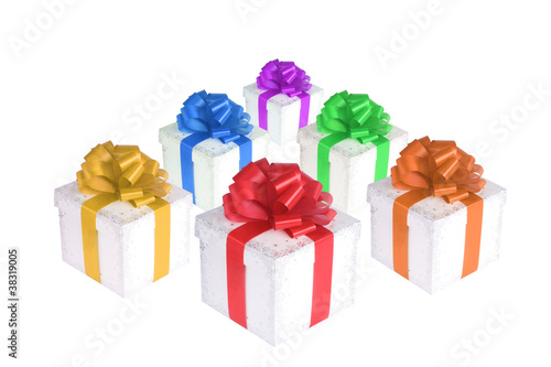 Colorful gift boxes