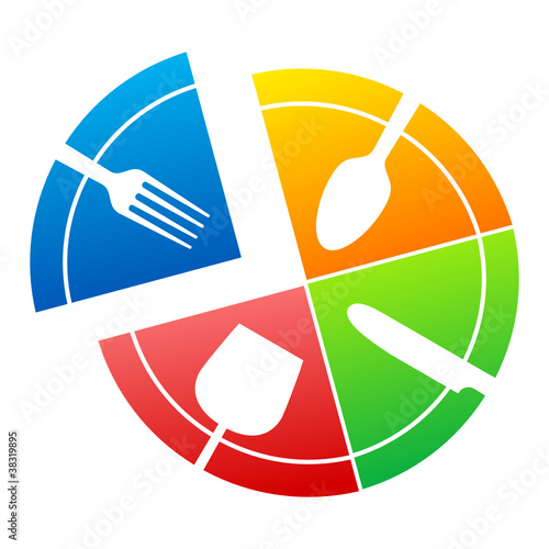 cooking x4 color circle plate 2