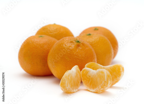 Obraz na płótnie Satsumas and segments w salonie