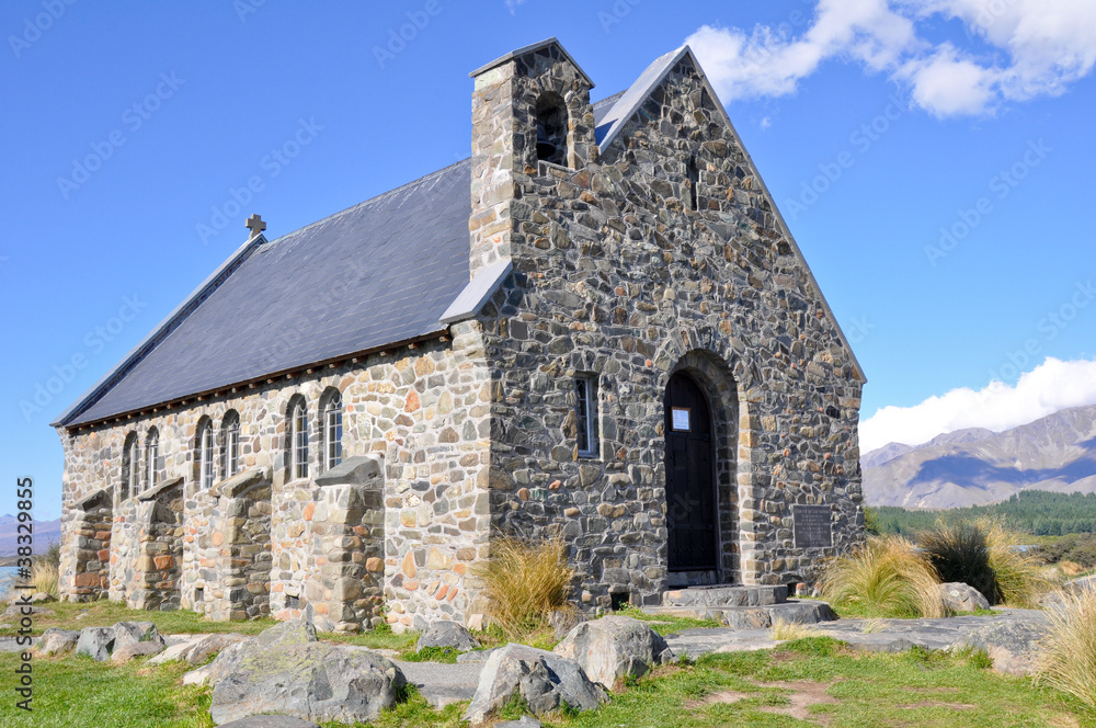 The Church of the Good Shepherd, Tekapo lake, New Zealand