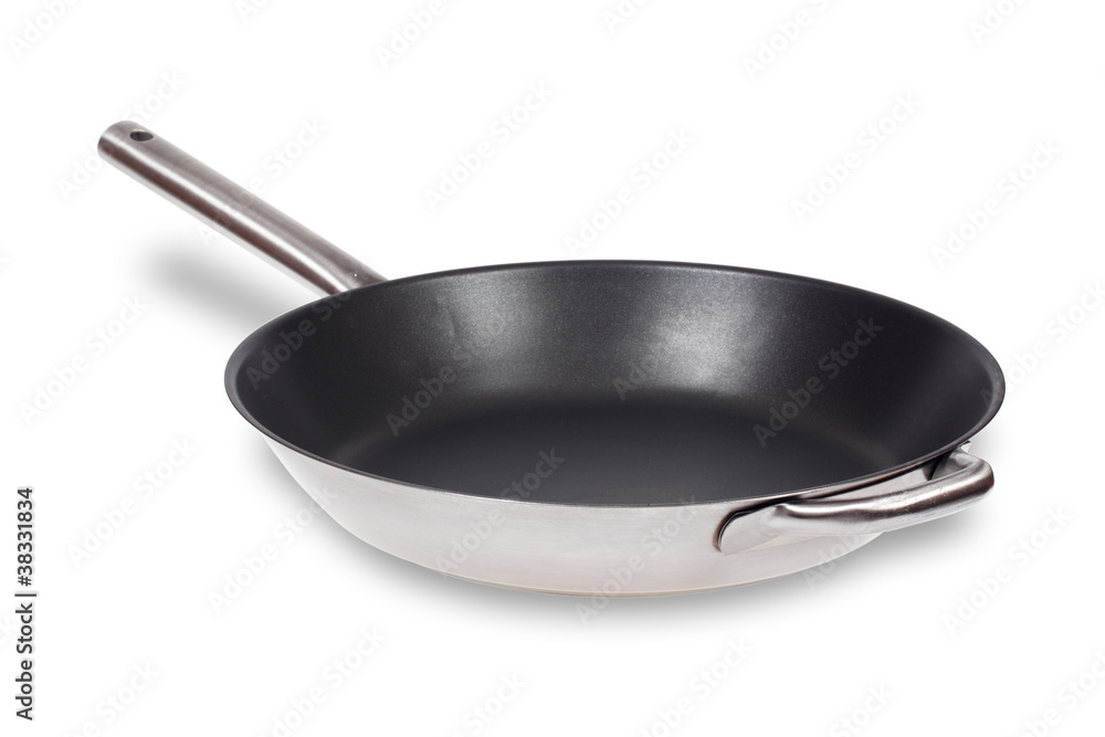 Frying pan isolated over white with clipping path Frying pan isolated over white with clipping path