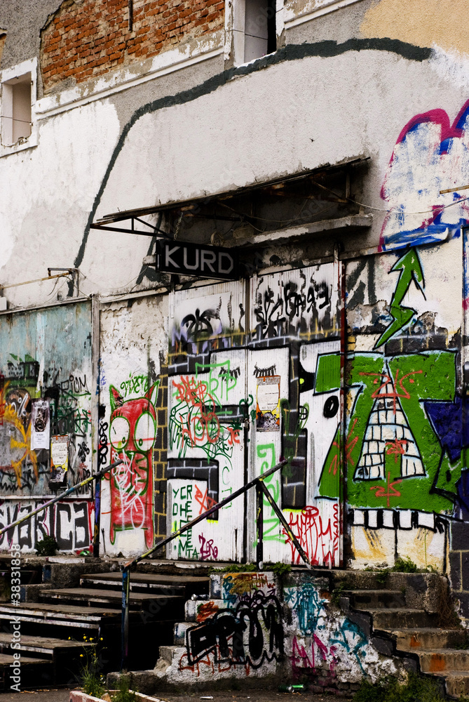 Abandon Graffiti Builidng