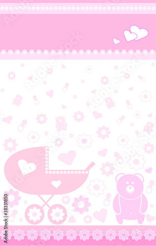 children's pink background