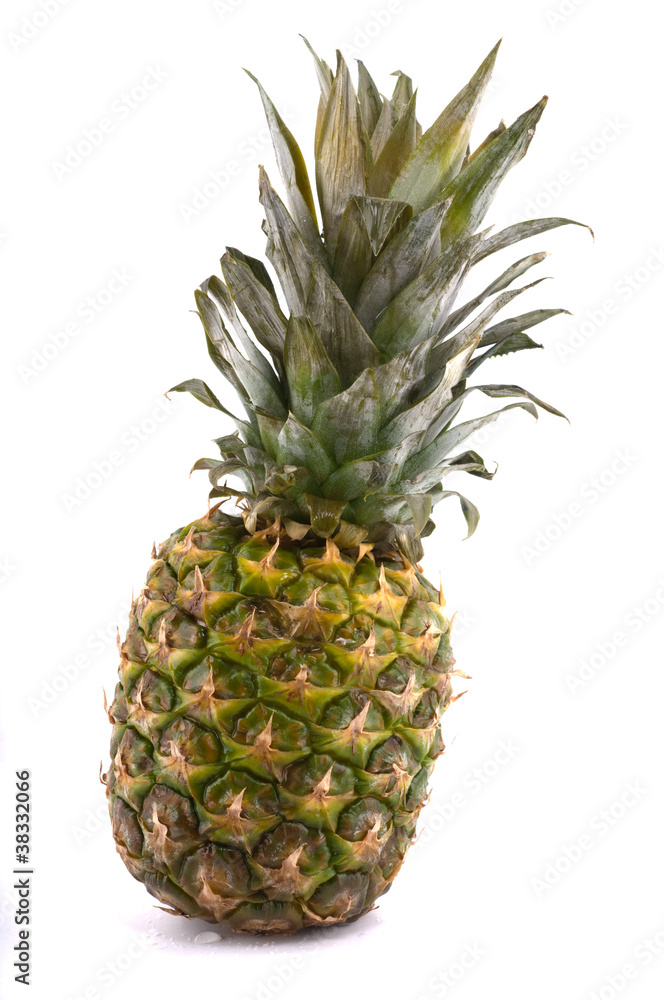 Fresh pineapple isolated over white background Fresh pineapple isolated over white background