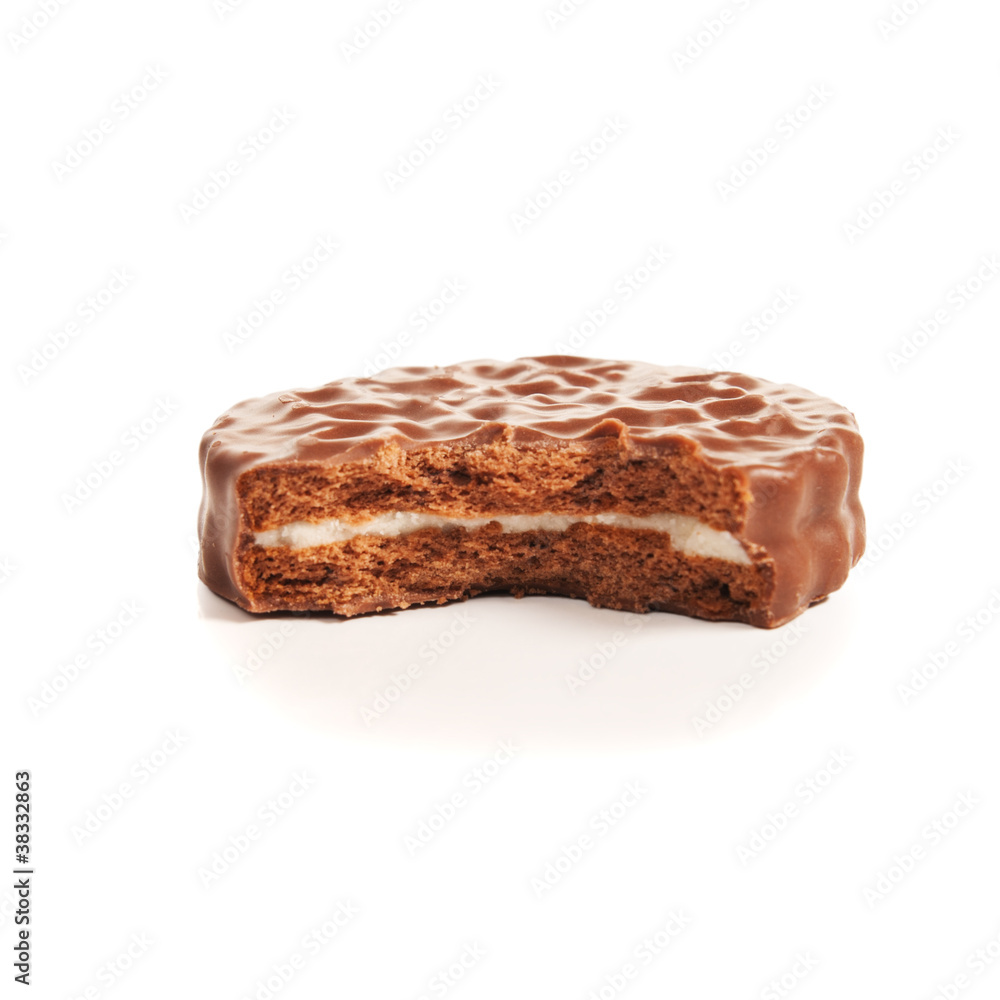 chocolate sandwich cookies isolated on white chocolate sandwich cookies isolated on white