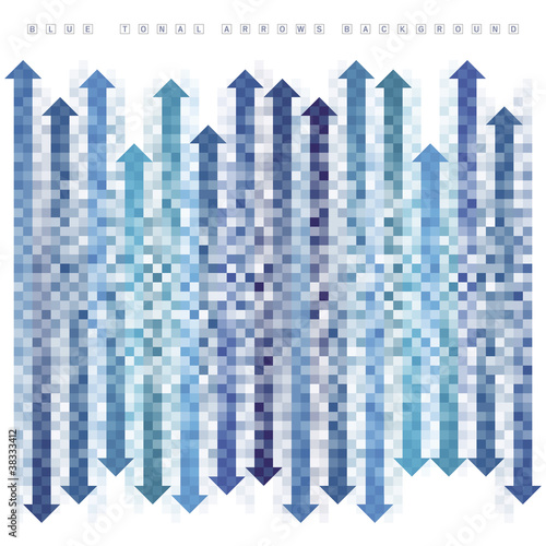 Blue tonal arrows background