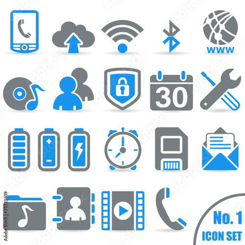 Mobilfunk - Icon Set