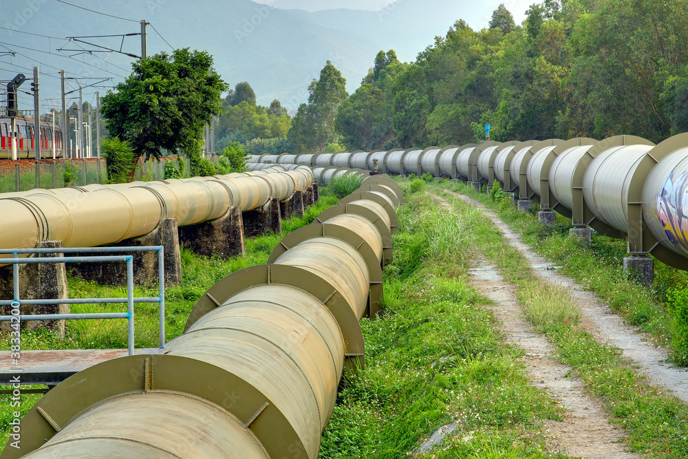 Oil and Gas Industry at outdoor at day Oil and Gas Industry at outdoor at day