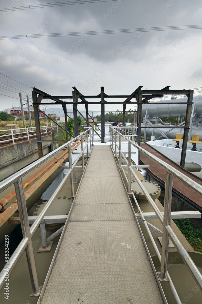 steel path at outdoor industry