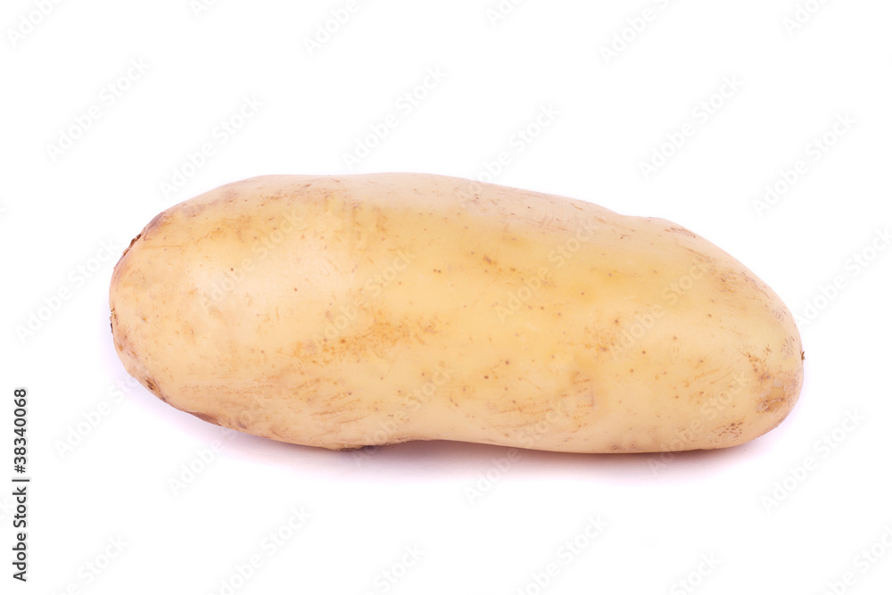potato on white potato on white