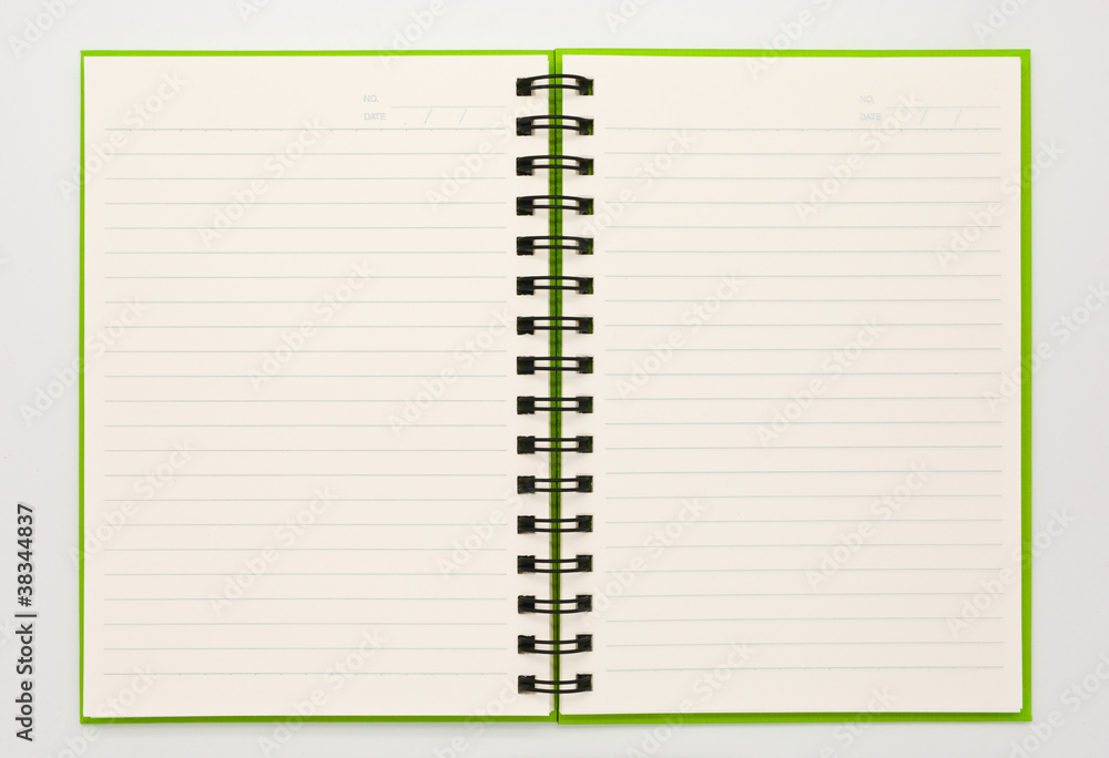 open notebook