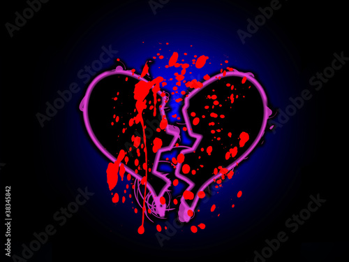 Blood Stained Broken Heart