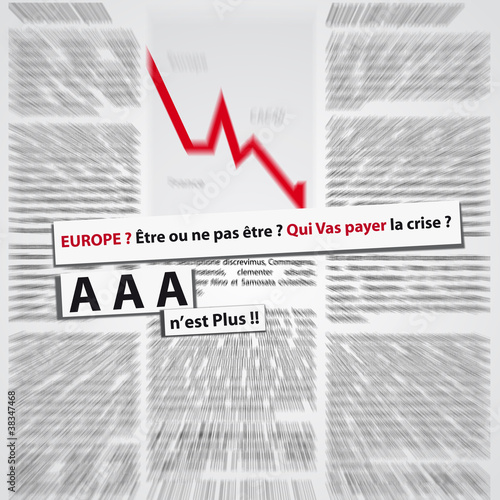 article de presse, crise, agence de notation