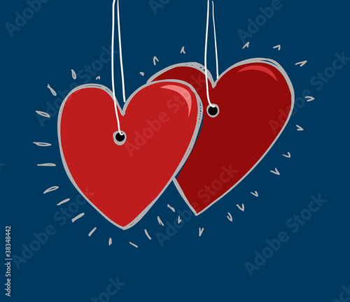 Happy valentine`s day card