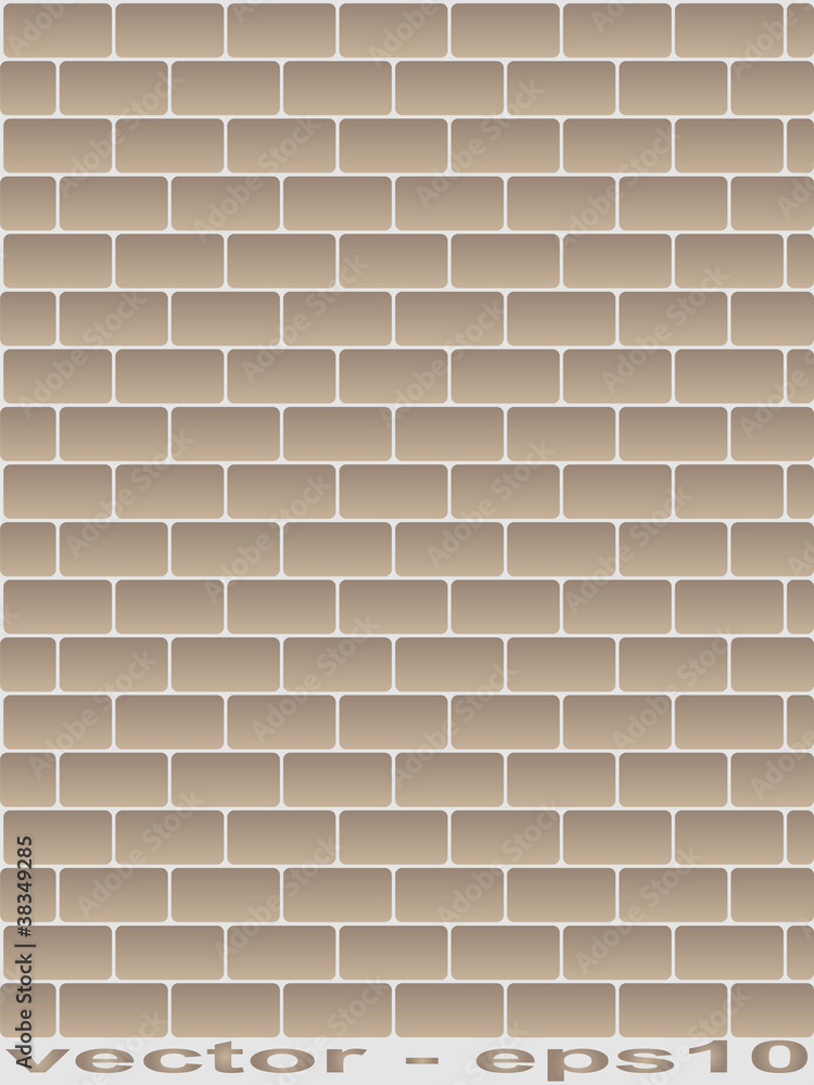 Vector brick old wall background Vector brick old wall background