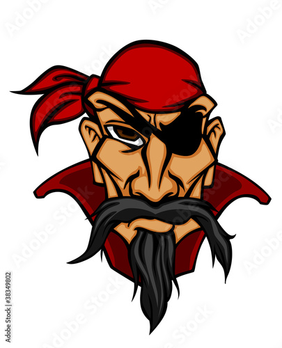Danger pirate in bandana