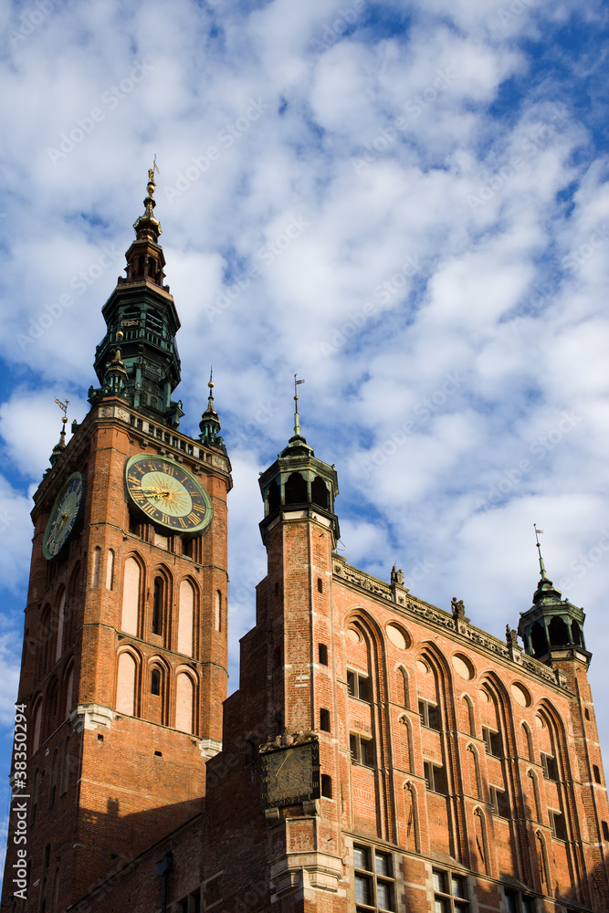 Fototapeta premium Main Town Hall in Gdansk