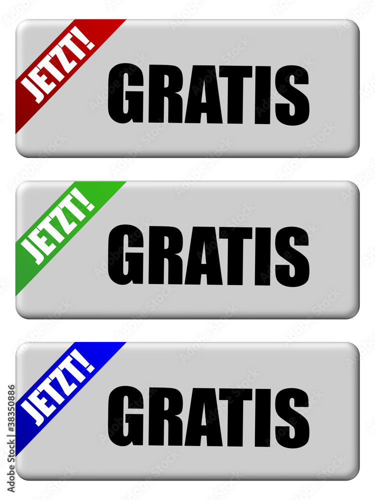3 Button grau Band rgb GRATIS JETZT 3 Button grau Band rgb GRATIS JETZT