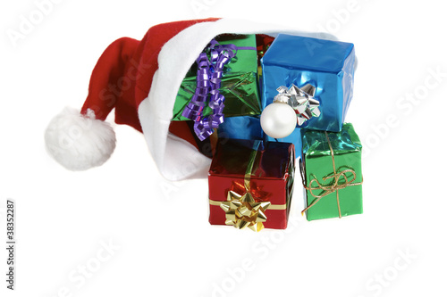Nikolausmütze mit Geschenken