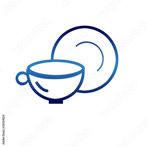 household appliances icons - coffee cup icons