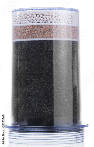 Fotografie Water purification filter, isolated