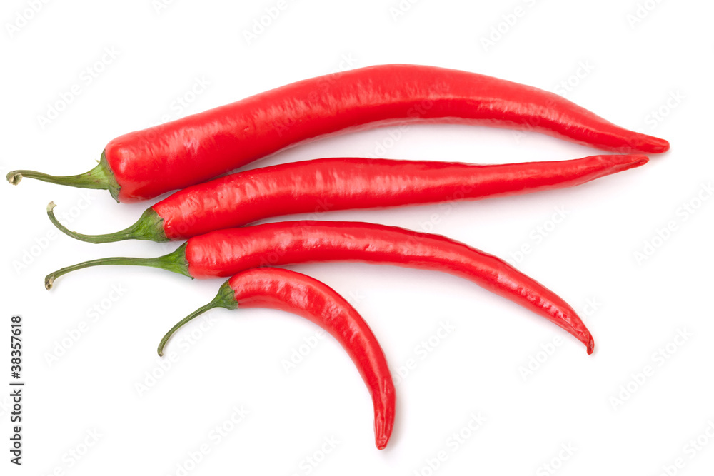 Chili pepper isolated on white background Chili pepper isolated on white background