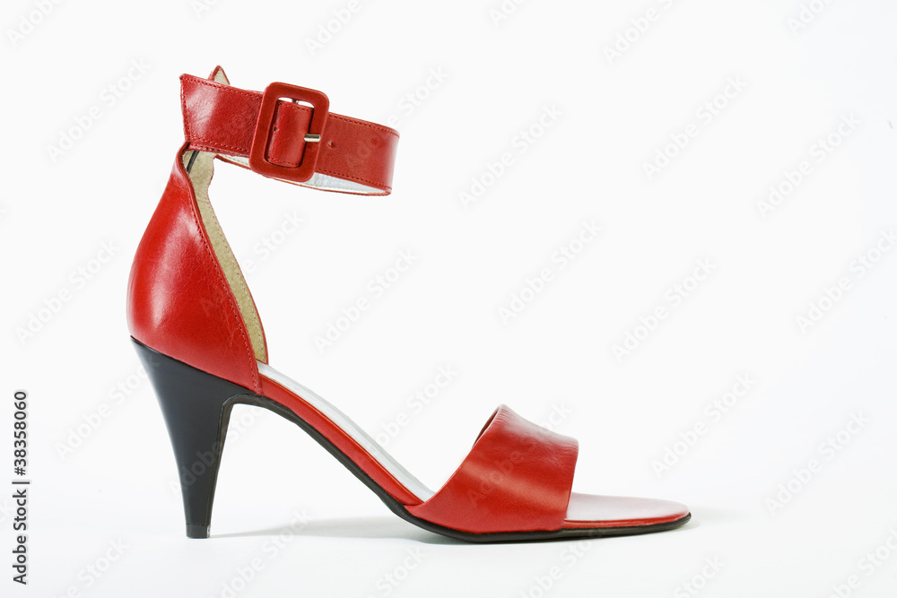 rote Sandale Stock Photo | Adobe Stock
