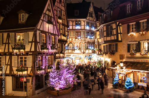 Le marché de Noël à Colmar en Alsace