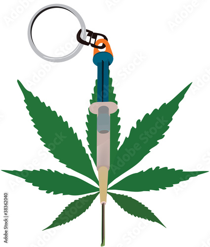 portachiave marihuana