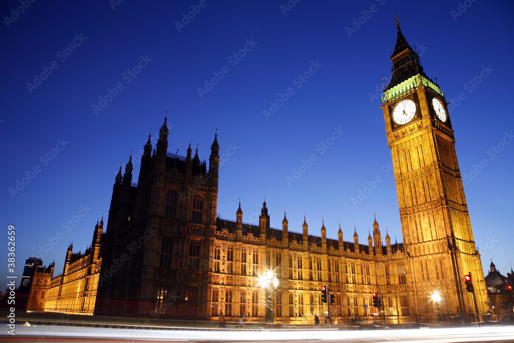 Obraz premium Palace of Westminster at Night
