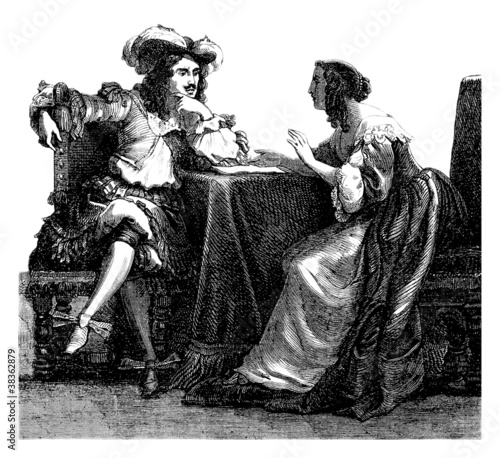 Fotografie Pair 17th century