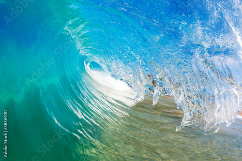 Fototapeta Naklejka Na Ścianę i Meble -  Blue Ocean Wave