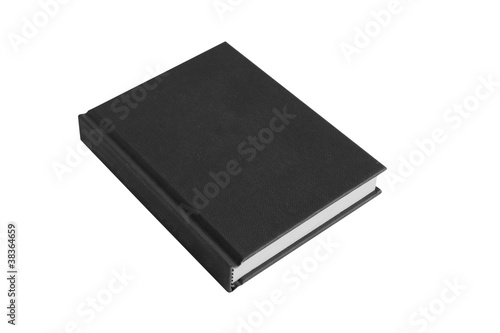 black hardback casebound book photo