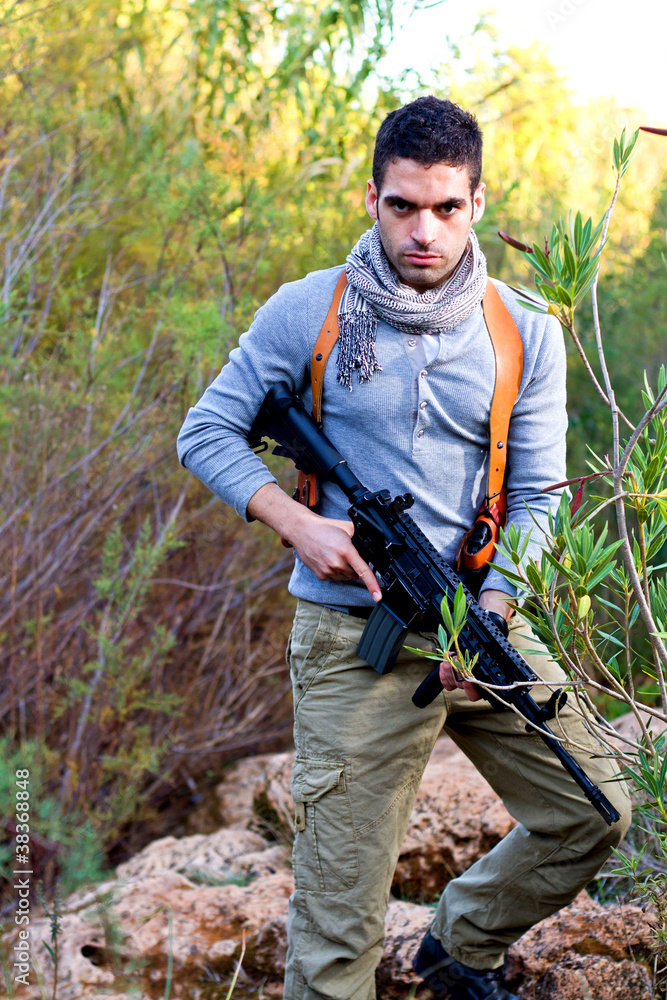 Fototapeta premium adventure man