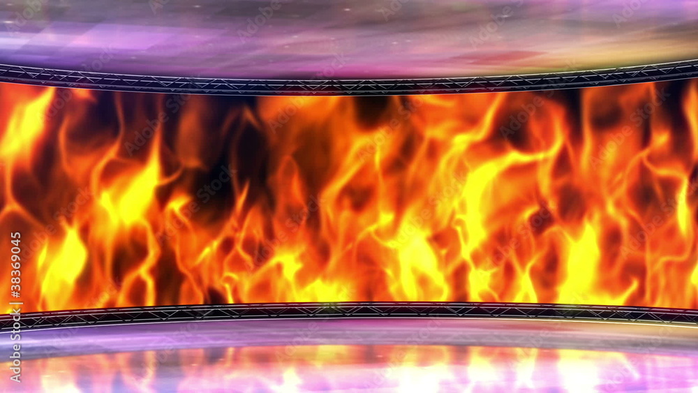 Flame in Monitor - HD1080 Flame in Monitor - HD1080
