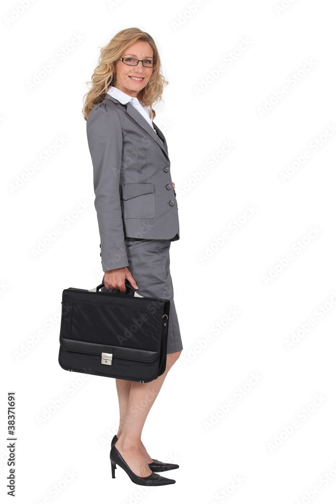 Full length studio portrait of a businesswoman Full length studio portrait of a businesswoman