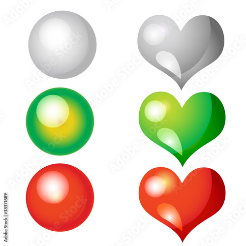 Glowing Marks in different color