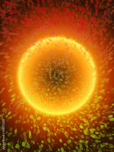 Abstract Sun from Space Background #38373265