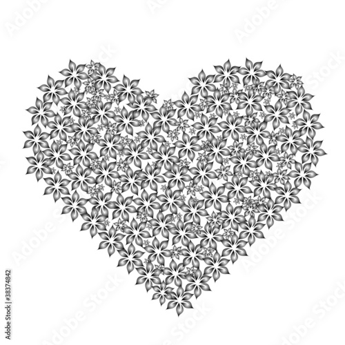 Silver heart