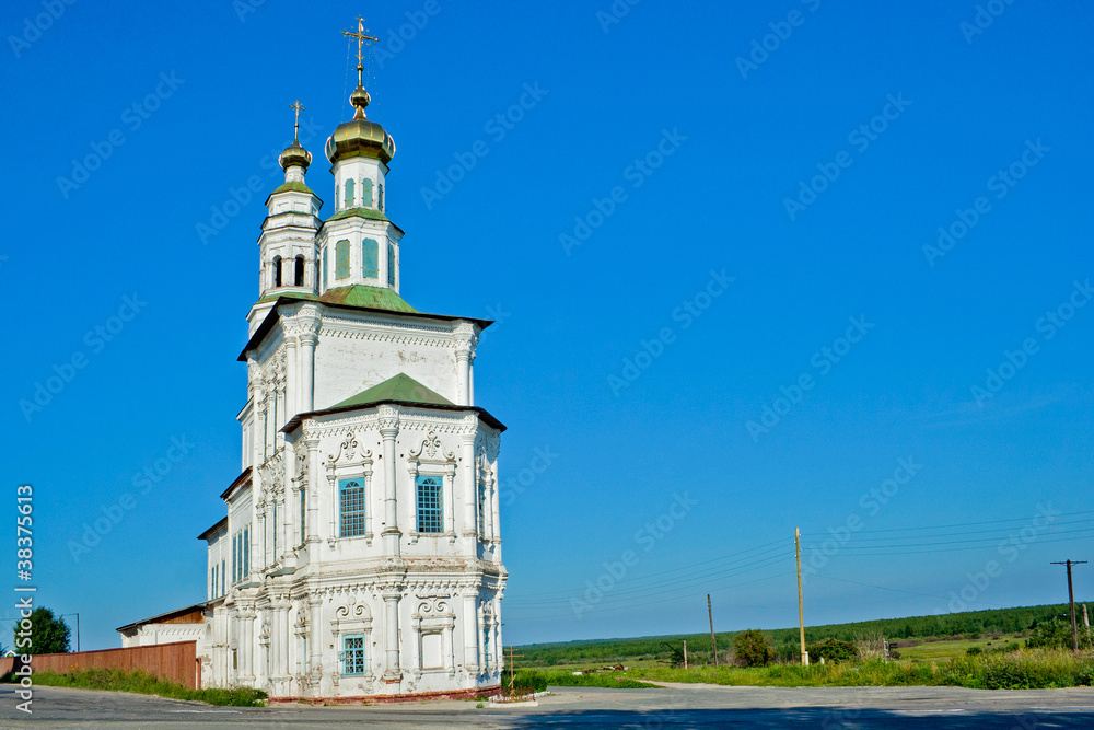 Fototapeta premium john the baptist church in solikamsk