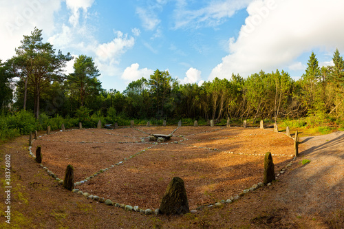 The Stone Circle in Sola, Rogaland, Norway. photo