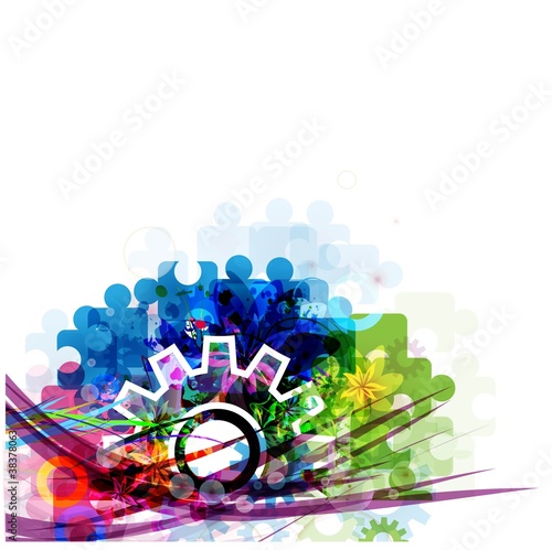 abstract colorful vector background-vector